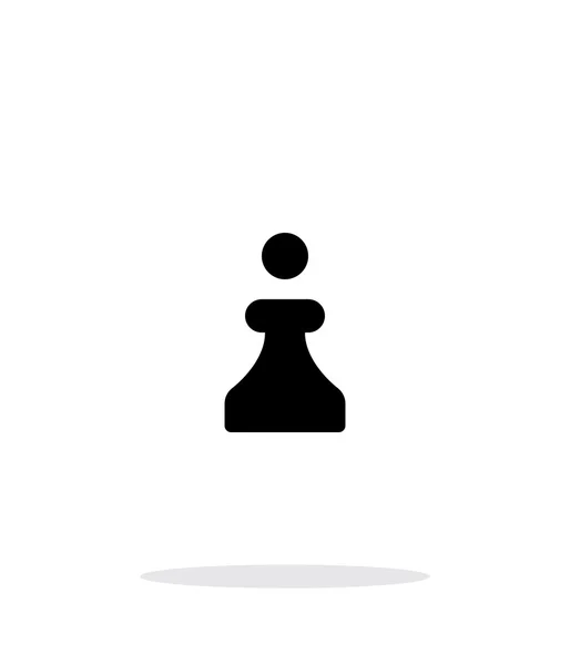 白色背景上象棋棋子简单图标. — 图库矢量图片