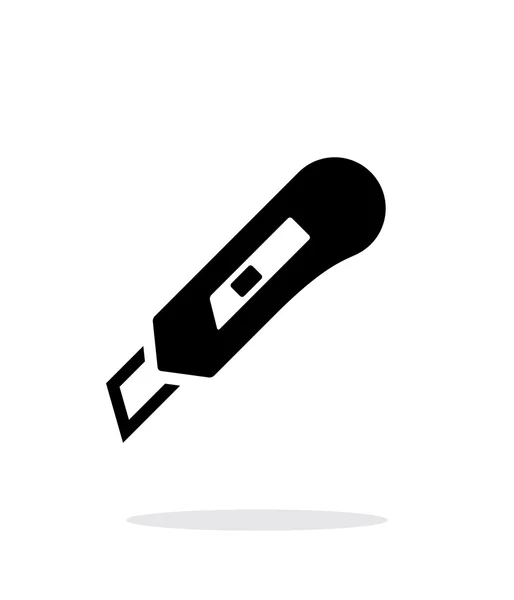 Icono de cuchillo sobre fondo blanco. — Vector de stock