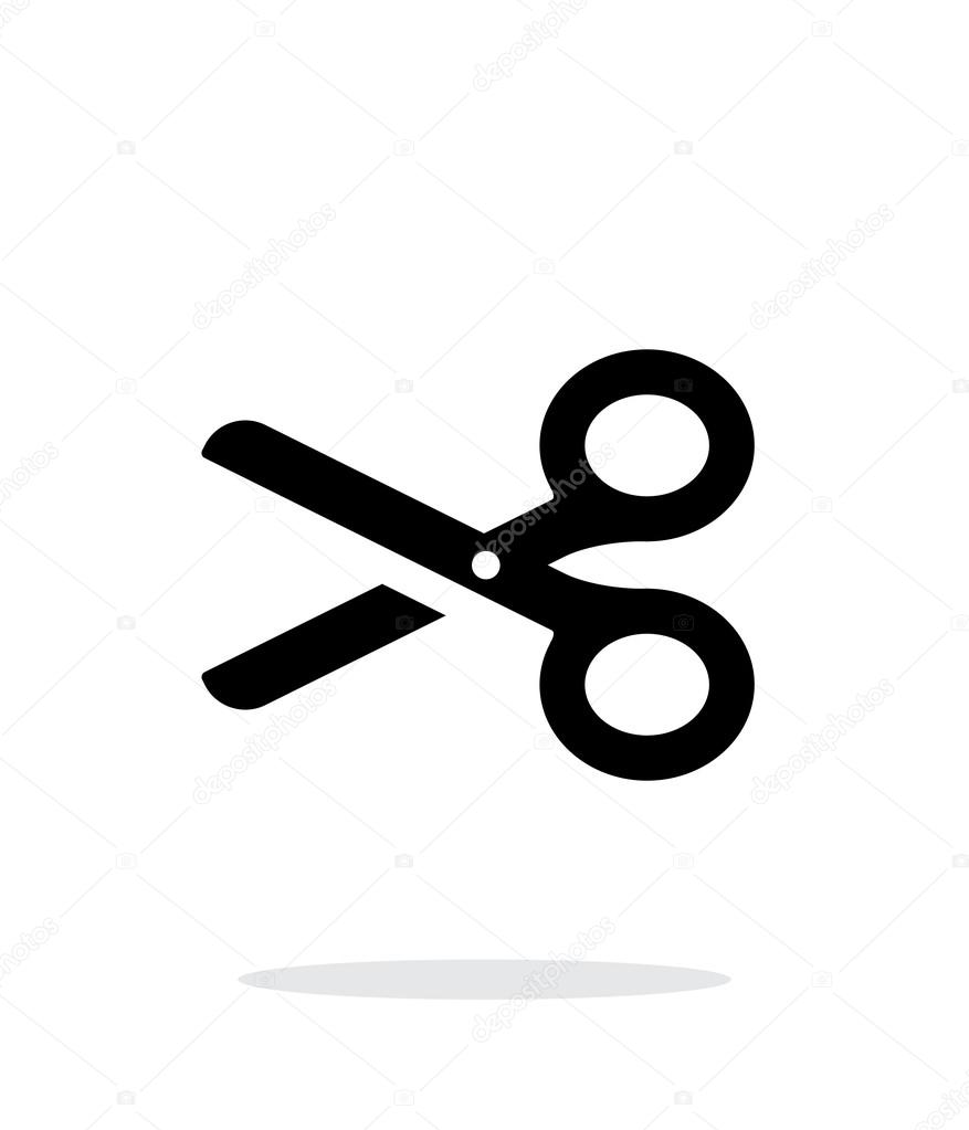 Scissors icon on white background. Stock Vector by ©tkacchuk 59613971