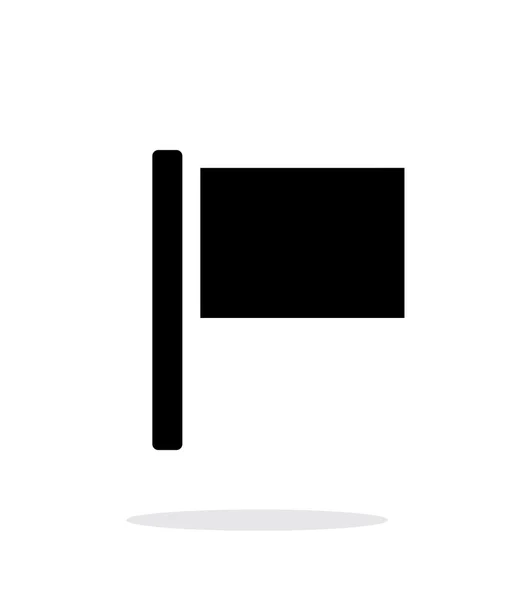 白い背景の上の旗 iicon. — ストックベクタ