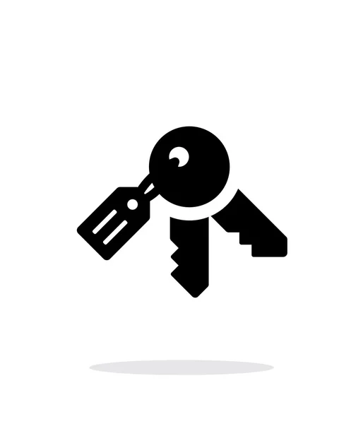 Ícone de chaves no fundo branco . — Vetor de Stock
