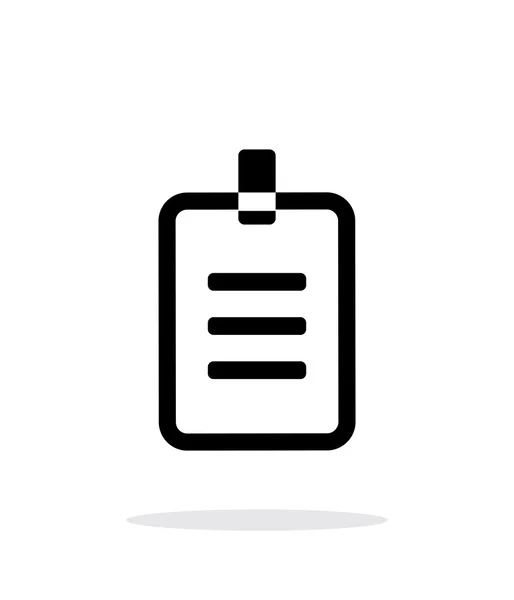 Badge icône sur fond blanc . — Image vectorielle