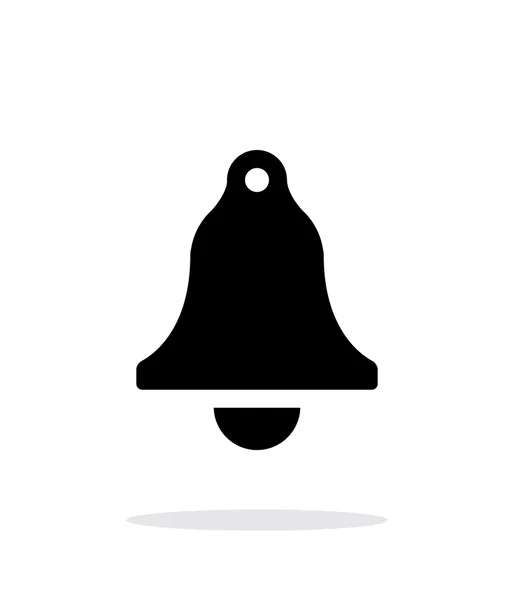 Campana icona semplice su sfondo bianco. — Vettoriale Stock
