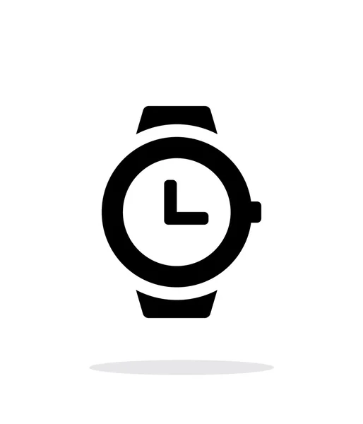 Armbanduhr-Symbol auf weißem Hintergrund. — Stockvektor