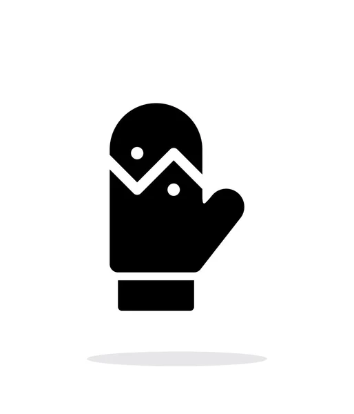 Mitten icon on white background. — Stock Vector