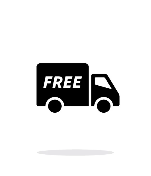 Free delivery icon on white background. — Stock Vector