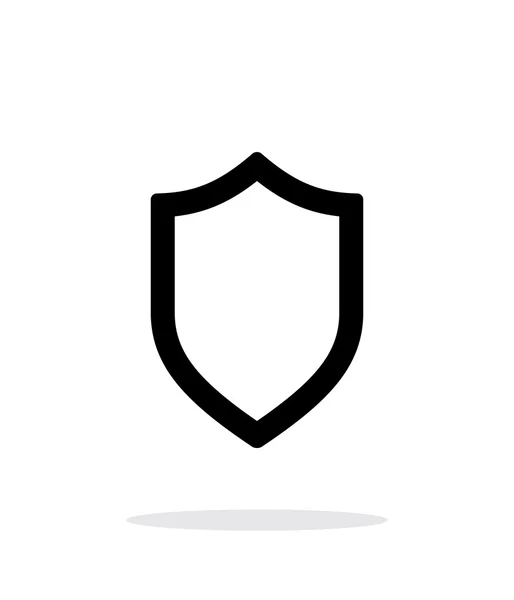 beyaz zemin üzerinde kalkan simgesi.