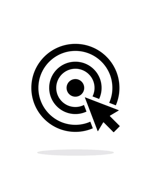 Beyaz arka plan üzerinde seçim, hedef simgesini.