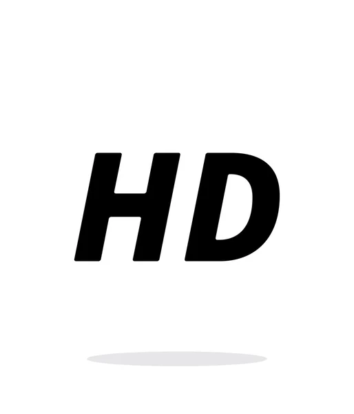 HD icône vidéo de qualité sur fond blanc . — Image vectorielle