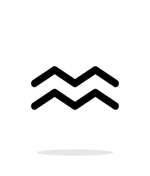 Waterman sterrenbeeld pictogram op witte achtergrond. — Stockvector