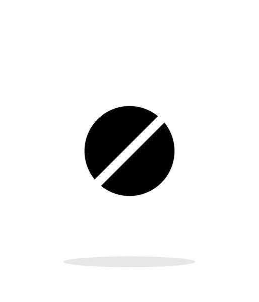 значок таблетки на белом фоне
.