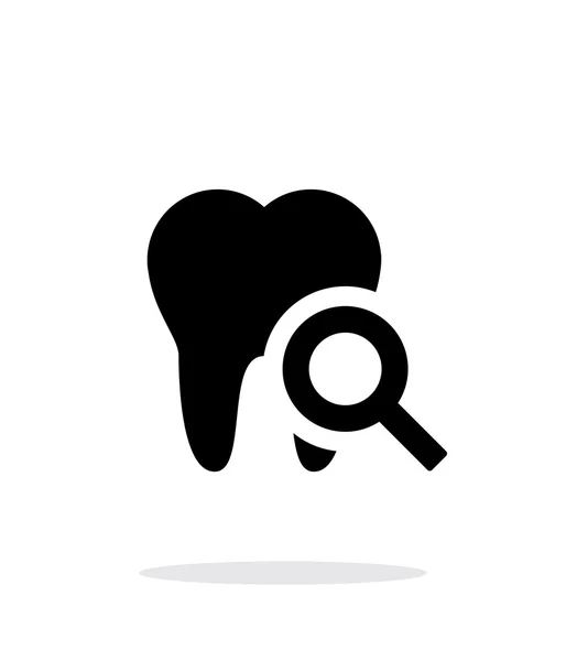 Icono de diagnóstico dental . — Vector de stock