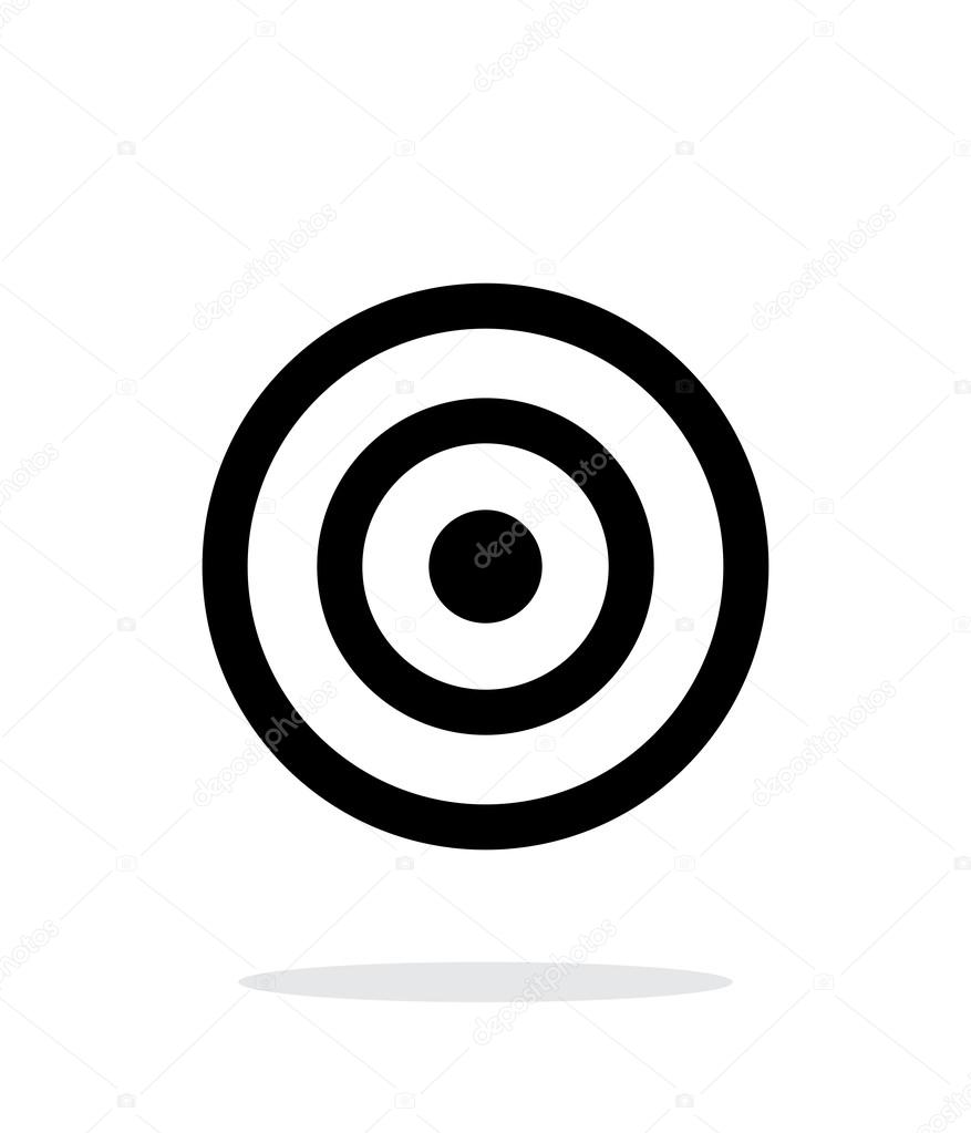 Target icon on white background.
