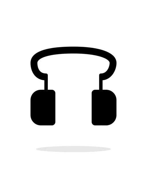 Headphones icon on white background. — Stock Vector
