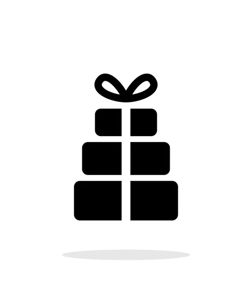 Boîtes cadeaux icônes sur fond blanc. illustration vectorielle. — Image vectorielle