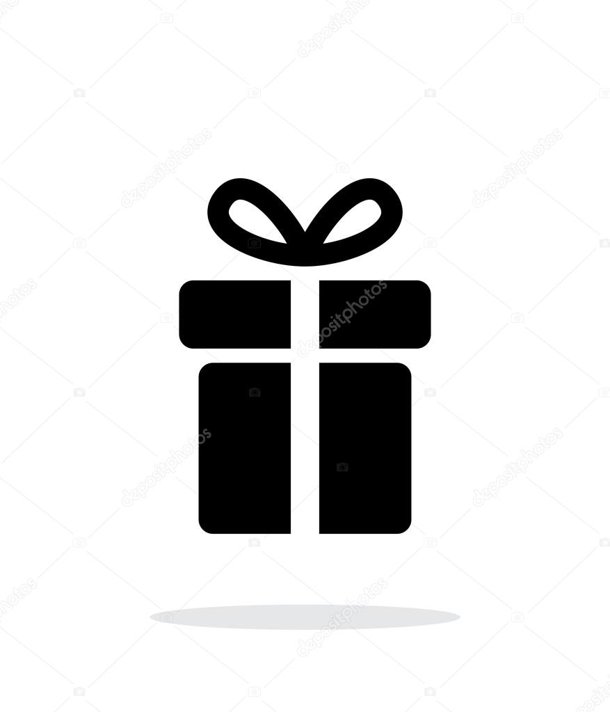 Gift box icons on white background. Vector illustration.