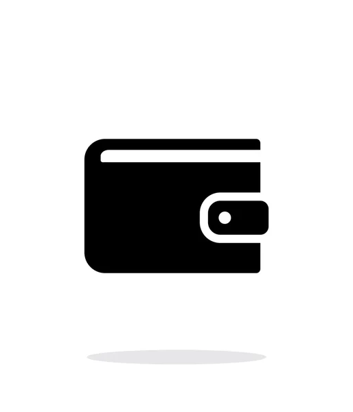 Wallet icon on white background. — Stock Vector