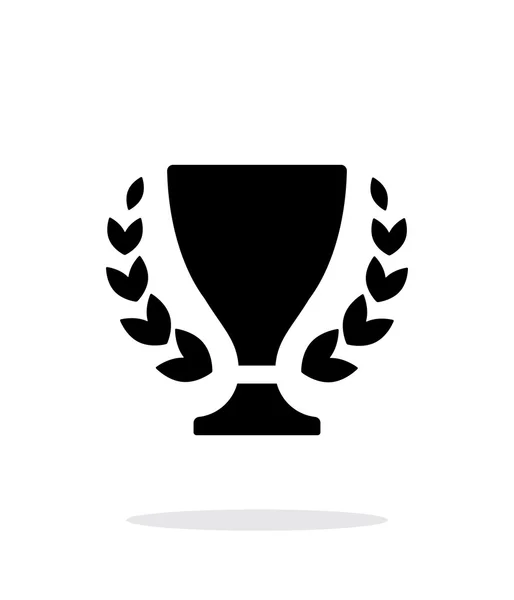 Trofee en awards pictogram op witte achtergrond. — Stockvector