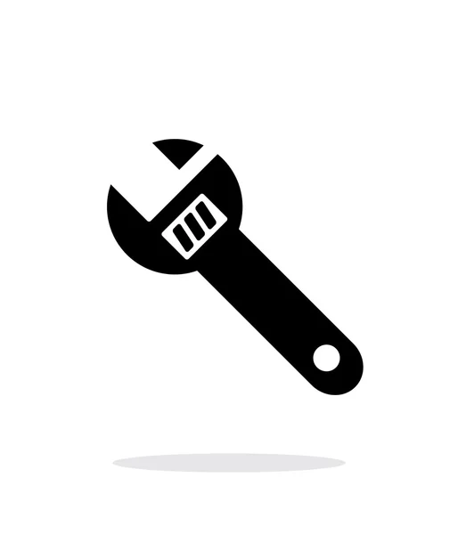 Spanner icon on white background. — Stock Vector