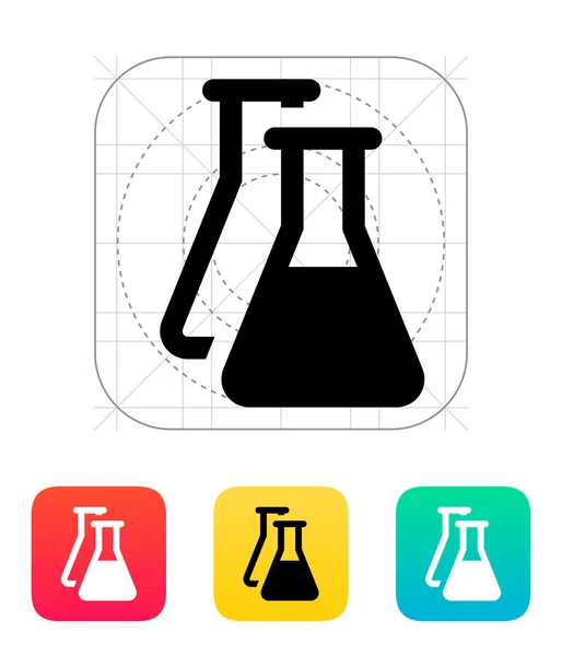 フラスコのアイコン。ベクトル図. — ストックベクタ