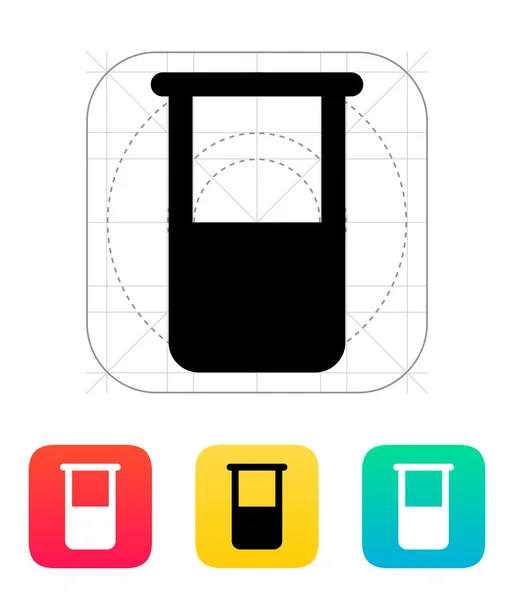 실험실 유리 아이콘입니다. 벡터 일러스트 레이 션. — 스톡 벡터