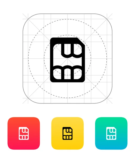 ナノ Sim アイコン. — ストックベクタ