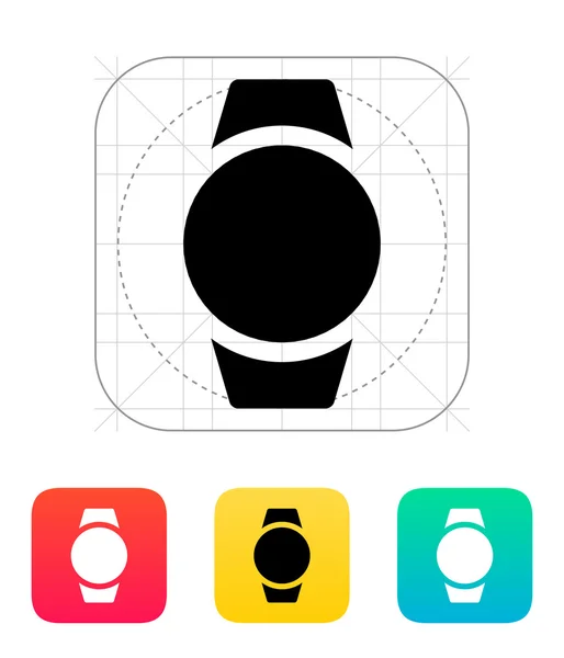 圆的智能手表图标. — 图库矢量图片