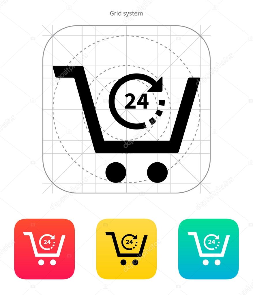 Convenience store icon. Vector illustration