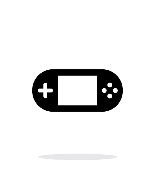 Gamepad screen simple icon on white background. — Stock Vector