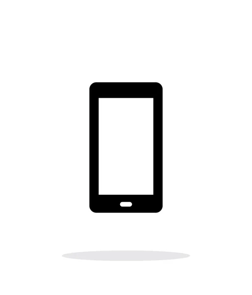 Telefoon scherm eenvoudige pictogram op witte achtergrond. — Stockvector