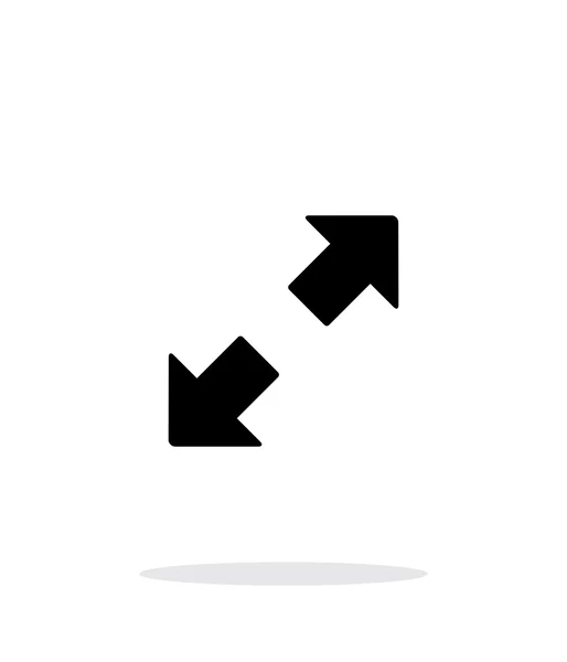 Fullscreen eenvoudige pictogram op witte achtergrond. — Stockvector