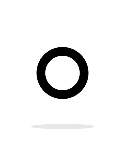 Icône asexuée sur fond blanc . — Image vectorielle