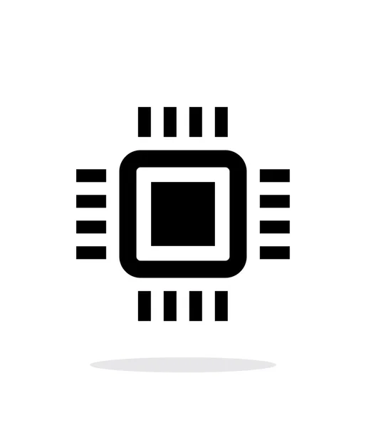 Mini CPU icono simple sobre fondo blanco . — Vector de stock