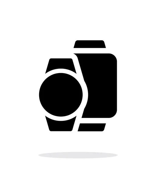 Smart watches different sizes simple icon on white background. — Stock Vector