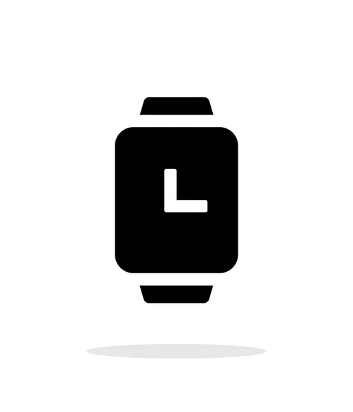 Zeit auf Smart Watches einfaches Symbol auf weißem Hintergrund. — Stockvektor