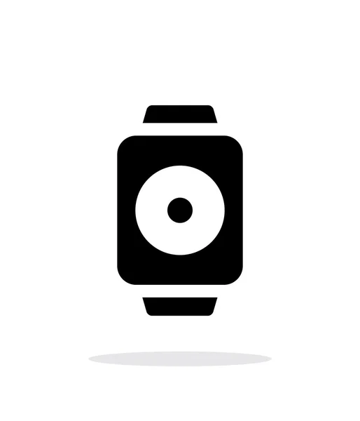 Fjärrkontrollen på smart Watch-klocka enkel ikon på vit bakgrund. — Stock vektor