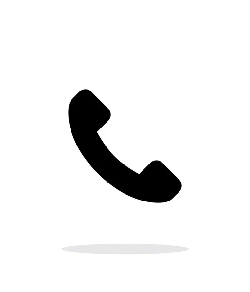 Απάντηση απλή εικονίδιο κλήση σε άσπρο φόντο. — Διανυσματικό Αρχείο