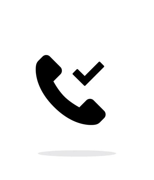 Phone call accept simple icon on white background. — Stock Vector