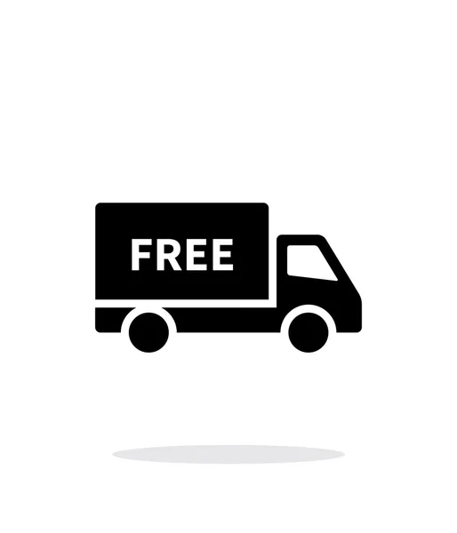 Free shipping simple icon on white background. — Stock Vector