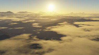 bulutlar görünümü