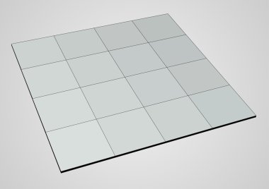 3D uçak, boş sahne düzeni