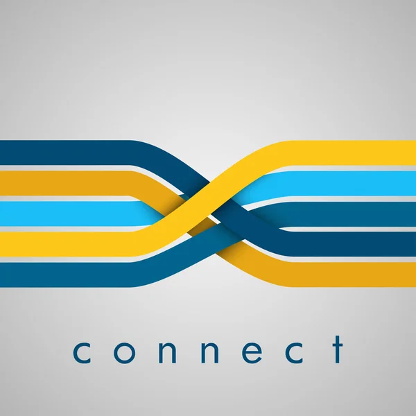 Concept de connexion numérique — Image vectorielle