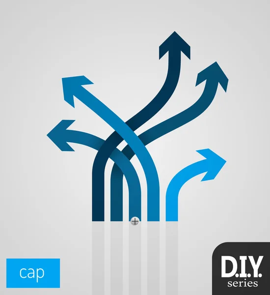 Doe het zelf concept — Stockvector