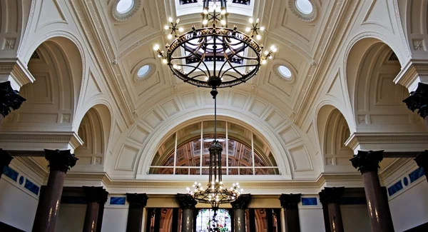 Beautiful ornate plaster ceiling — Stock Photo, Image