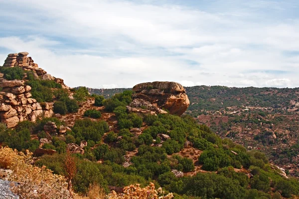 Rock formations near Yatagan in Turkey — Stock Photo, Image