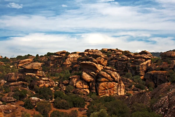 Rock formations near Yatagan in Turkey — Stock Photo, Image