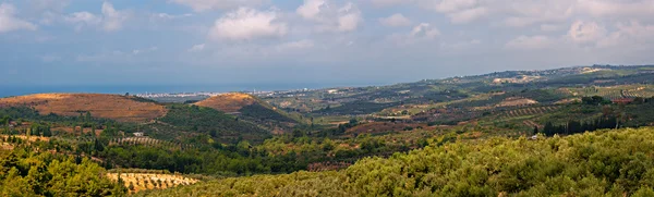 Panoramablick über die offene Landschaft — Stockfoto