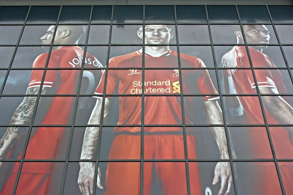 Liverpool Futebol Club shop — Fotografia de Stock