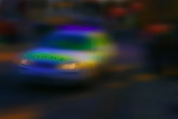 Abstract colouful background blur of a military police car — Stock Photo, Image