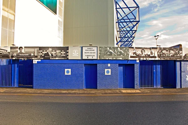 LIVERPOOL UK 8 DE ENERO DE 2016. Goodison Park Stadium, sede de Ev —  Fotos de Stock